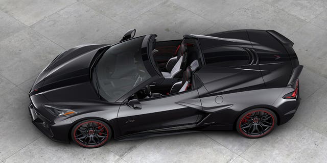 The actual first Z06 will be a black 70th Anniversary model.