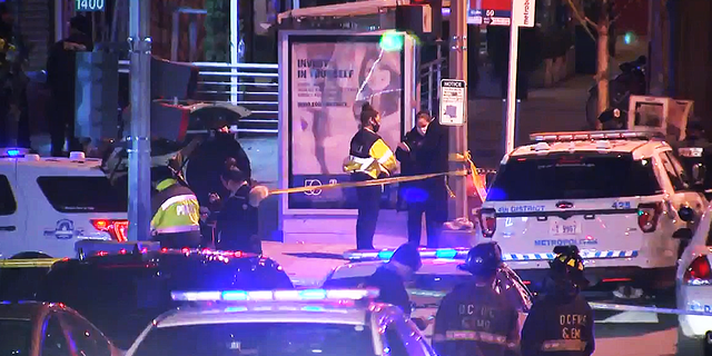 An officer was struck in Northwest DC on Sunday evening and is now home and recovering.