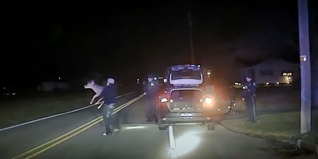 The officers asked the passenger, a 21-year-old man, to release the deer back into the wild.