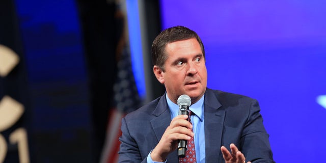 Rep. Devin Nunes, a Republican from California, speaks during the Conservative Political Action Conference (CPAC) in Dallas, Texas, on Sunday, July 11, 2021. The three-day conference was titled "America UnCanceled."