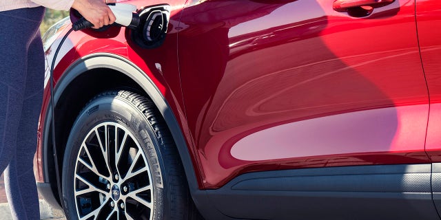 The Escape Plug-In Hybrid can be charged on a home outlet or at at 240v charging station