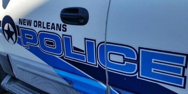 A New Orleans Police Department vehicle. 