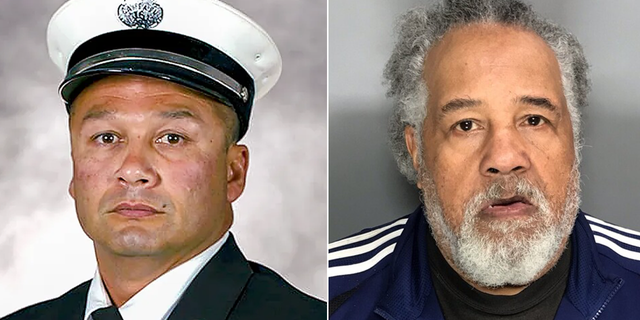 Firefighter Max Fortuna and accused shooter Robert Somerville