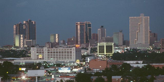 The Fort Worth skyline