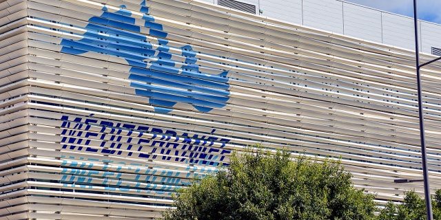 The facade of the IHU (Institut Hospitalo-Universitaires) Méditerranée Infection in Marseille. (Photo by Gerard Bottino/SOPA Images/LightRocket via Getty Images)