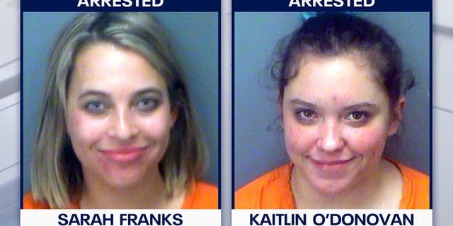 Franks and O'Donovan mushots. (FOX 13 Tampa/ Pinellas County Sheriff's Office)