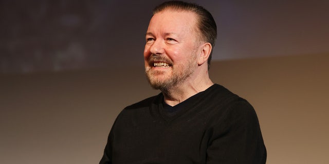 Jan. 6: Ricky Gervais speaks onstage at the Season 3 Premiere of Netflix's 