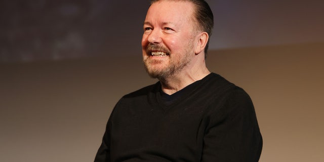 Jan. 6: Ricky Gervais speaks onstage at the Season 3 Premiere of Netflix's 