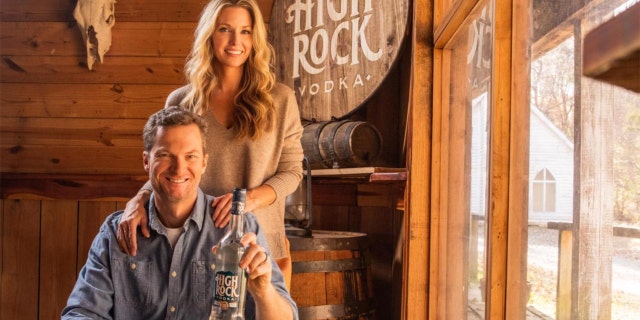 Dale and Amy Earnhardt are the faces of High Rock Vodka.