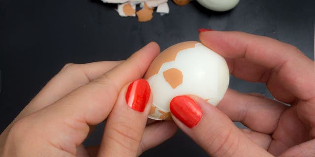 Social media users and professional content creators are testing their dexterity and patience by peeling raw eggs.