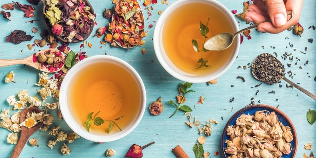 Paravantes recommends drinking herbal teas such as sage, fennel and oregano every day. 