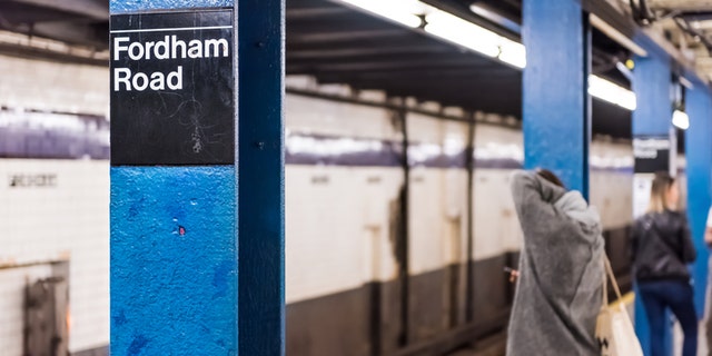 FILE - The Fordham Road subway station in the Bronx