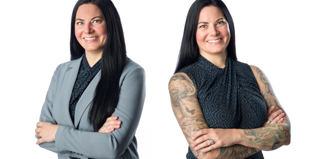 Jessica Leonard got a pleasant surprise when it came time to take professional headshots for her new role at Evolution Capital Partners.