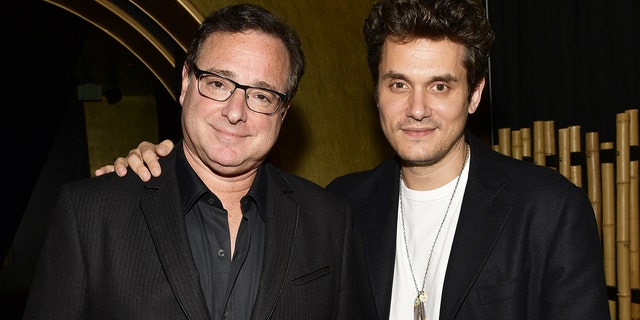 Mayer, pictured here with Bob Saget in 2018, recalled his friendship with the actor in an emotional Instagram post.
