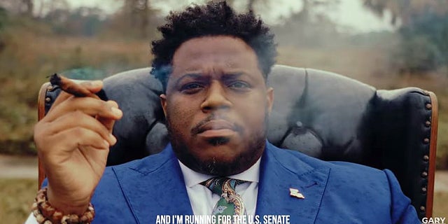 Louisiana Senate candidate Gary Chambers smokes marijuana in a campaign ad.