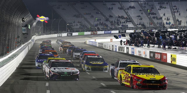 Ryan Truex Jr. won the 2021 spring race, which was held over two days due to a rain delay.