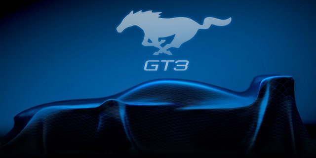The Ford Mustang GT3 racing car will launch in 2023.