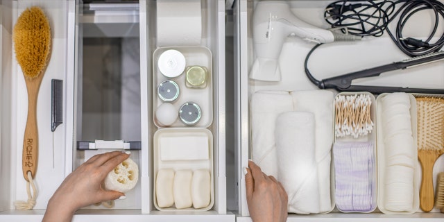 Make sure to clear out your bathroom items before you begin the cleaning process.