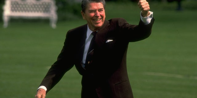 Ronald Reagan was elected the 40th president of the United States.