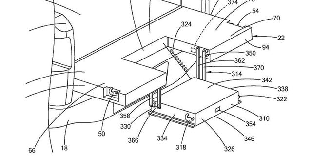 Rivian's patent incorporates a step into the tailgate.