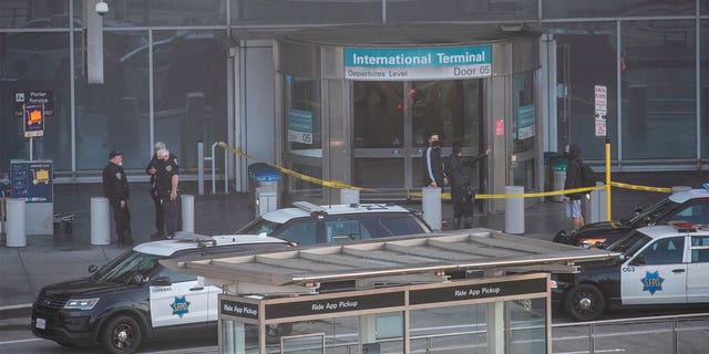 Police shot and killed an armed man near the Bay Area Transit station at San Francisco airport Thursday