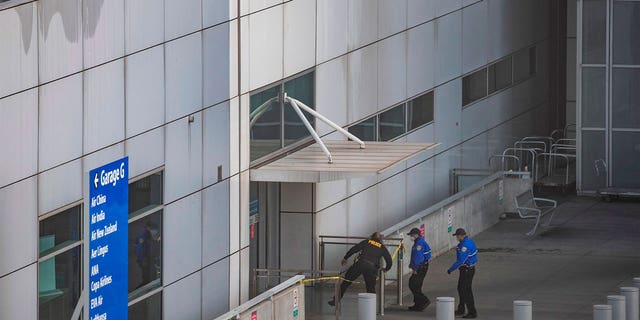 Police shot and killed an armed man near the Bay Area Transit station at San Francisco airport Thursday