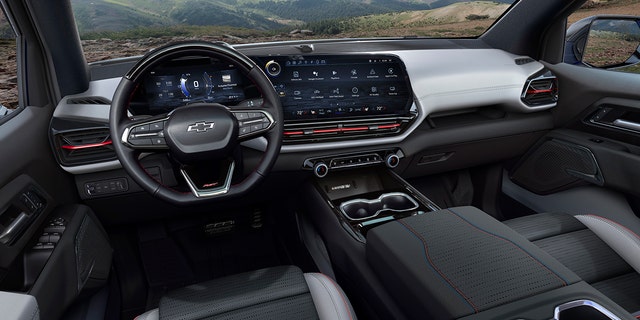 The Silverado EV RST First Edition has a upscale interior.