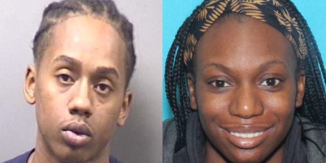 Darius Sullivan, 25, and Xandria Harris, 26, were both taken into custody in connection to the shooting of two Illinois police officers.