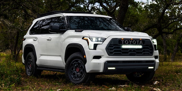 The Toyota Sequoia TRD Prod is equipped with off-road gear.