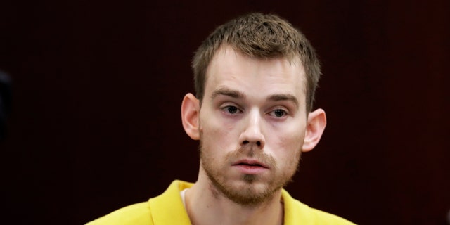 In this Aug. 22, 2018, file photo, Travis Reinking appears at a hearing in Nashville, Tenn. 