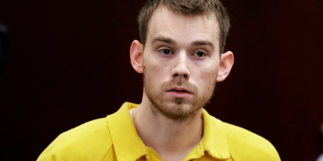 In this Aug. 22, 2018, file photo, Travis Reinking appears at a hearing in Nashville, Tenn. 