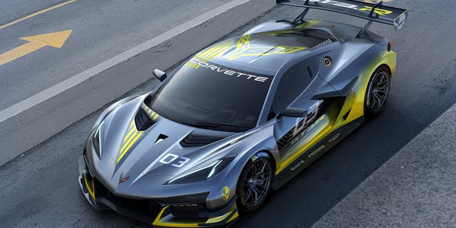 The Chevrolet Corvette Z06.R will race against the mustang in the GT3 class.