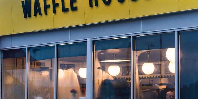 FILE: Police responded to a Waffle House in Cape Coral, Flordia, after reports of a disturbance at the store. Photographer: Elijah Nouvelage/Bloomberg via Getty Images