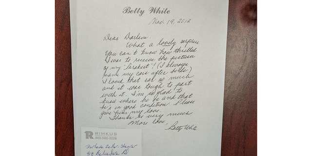 White wrote a letter to the museum about the car.