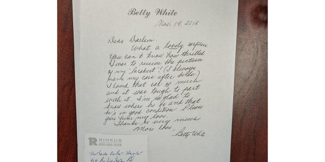 White wrote a letter to the museum about the car.