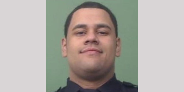 Officer Wilbert Mora, 27, was transferred from Harlem Hospital to NYU Langone Medical Center around 5 p.m. Sunday. He remained in critical condition.