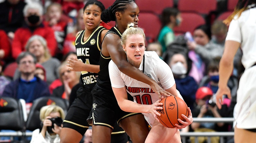 Louisville women's basketball player collapses on bench