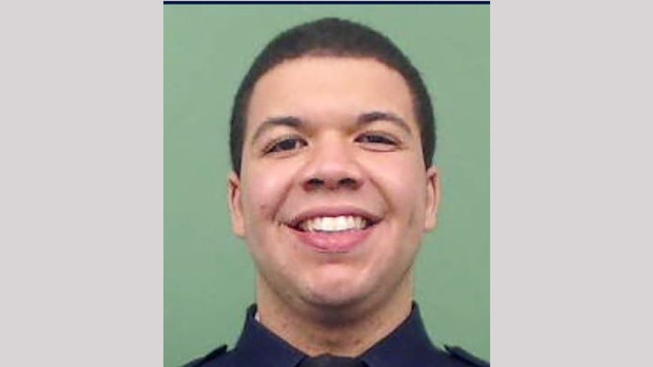 Police officer Jason Rivera Portrait