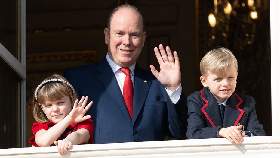 Princess Charlene of Monaco’s twins attend annual ceremony with Prince Albert amid their mother’s absence