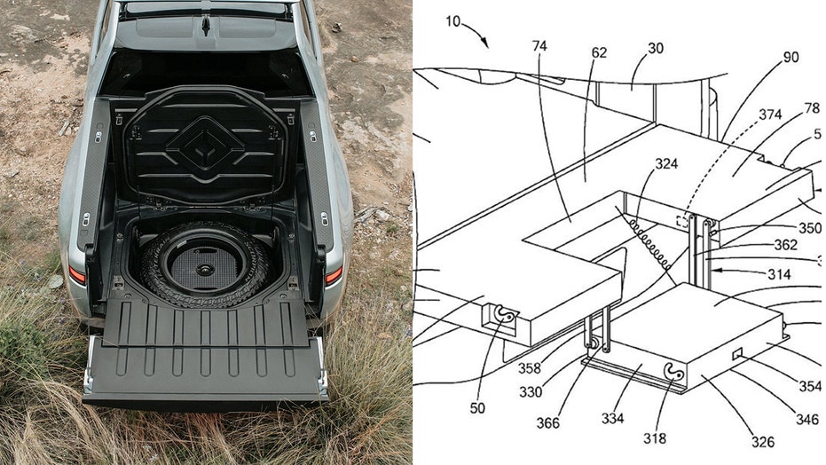 Rivian may take on GM, Ram and Ford pickups with new tailgate tech