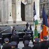 Thousands of mourners arrived for Rivera's wake at St. Patrick's.