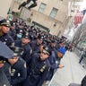 Thousands gather to pay their final respects to slain NYPD officer Jason Rivera on Jan. 28, 2022.