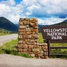 Yellowstone national park entrance