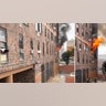 Bronx apartment building on fire