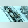Snow spotters for the National Weather Service reported accumulations of 11.5 inches in the D.C. suburb of Capitol Heights, Maryland, and 10 inches in Rose Hill, Virginia.
