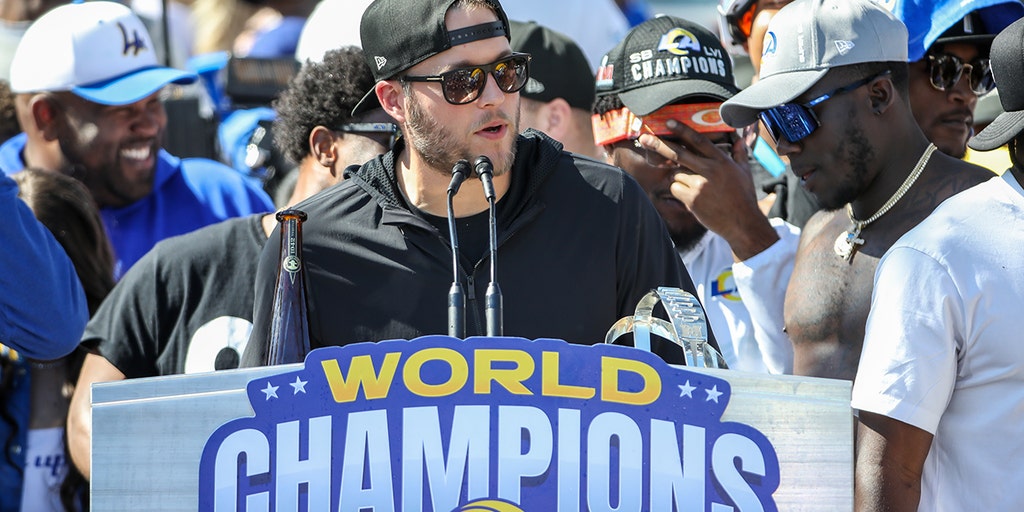 Matthew, Kelly Stafford Reflect on 'Awful' Moment From Rams Parade