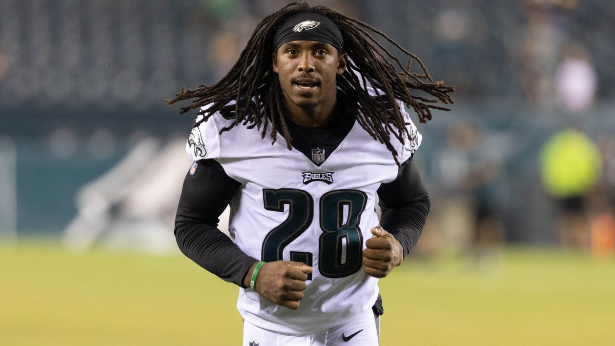 Aug 12, 2021; Philadelphia, Pennsylvania, USA; Philadelphia Eagles defensive back Anthony Harris (28) after action against the Pittsburgh Steelers at Lincoln Financial Field.