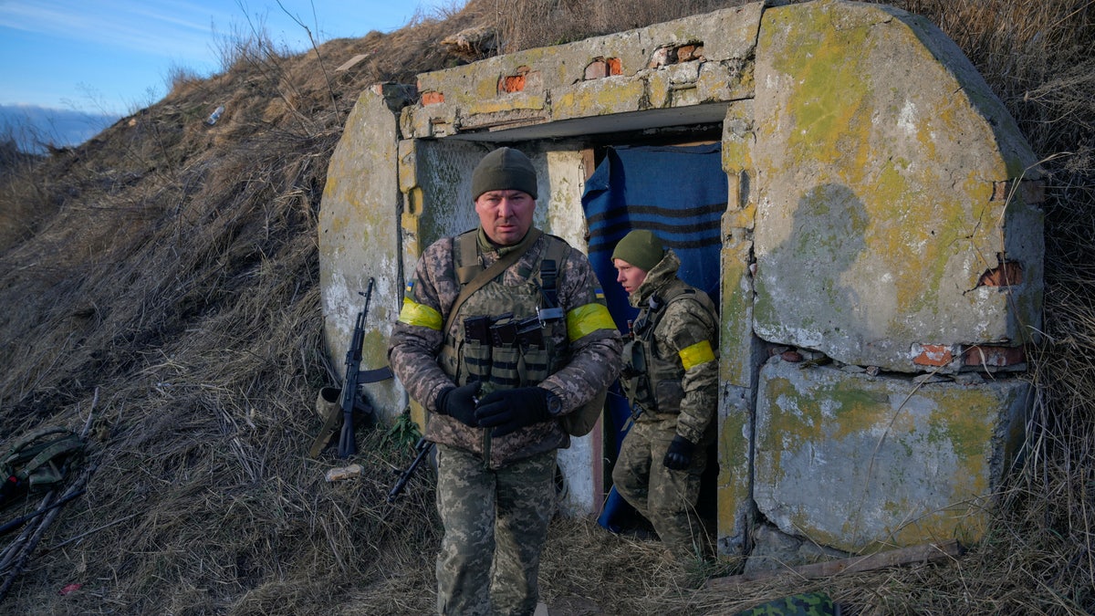 Ukraine servicemen after Russian invasion