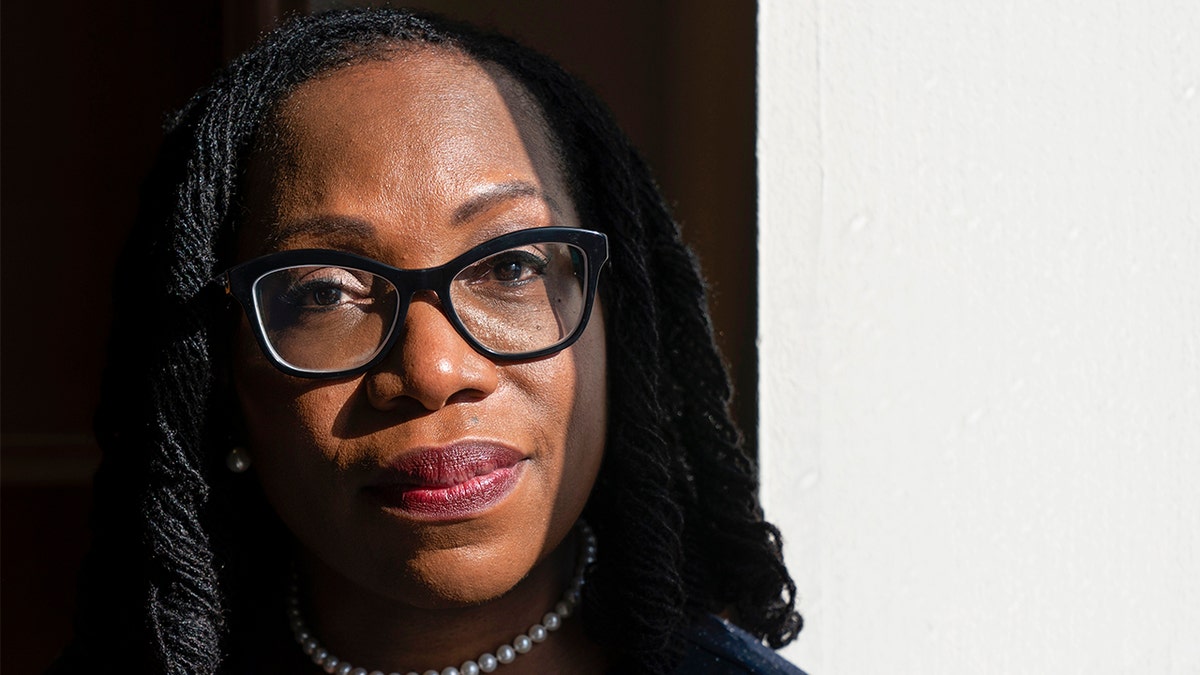 U.S. Circuit Court Judge Judge Ketanji Brown Jackson in her office at the court in Washington on Feb., 18, 2022.
