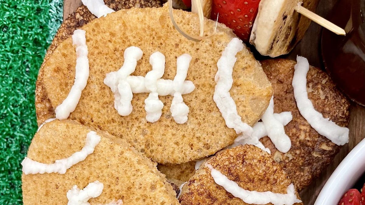 football pancakes